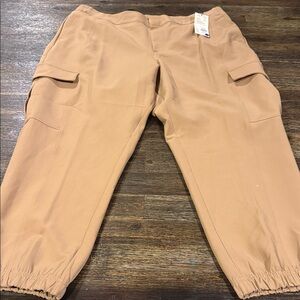 NWT Calia Tan Cargo High Rise Jogger